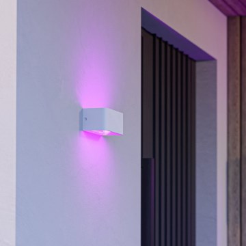 Eglo - LED RGBW dimmbare Außenwandleuchte LED/10W/230V 2700-6500K IP55 weiß