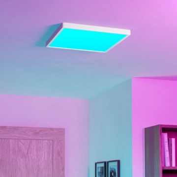 Eglo - LED RGBW dimmbare Badezimmer-Deckenleuchte LED/17,8W/230V 2700-6500K Durchmesser 39 cm IP44 weiß