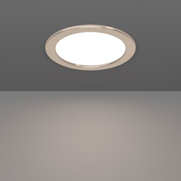 Eglo - LED RGBW dimmbare Badezimmer-Einbauleuchte LED/9,5W/230V 2700-6500K Ø 16,8 cm IP44 mattchrom