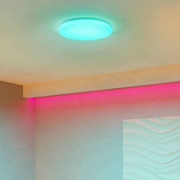 Eglo - LED RGBW dimmbare Deckenleuchte LED/20W/230V Ø 43 cm