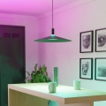 Eglo - LED RGBW dimmbare Pendelleuchte mit Kabelaufhängung LED/15,5W/230V 2700-6500K schwarz