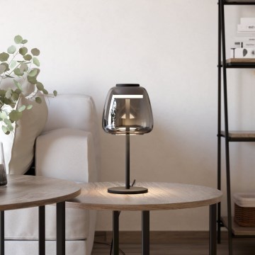 Eglo - LED RGBW dimmbare Tischleuchte LED/7,7W/230V 2700-6500K rauchfarben