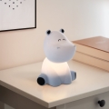 Eglo - LED RGBW wiederaufladbare Touch-Kinder-Nachtlampe, LED/5W/5V, 1200 mAh, Nilpferd