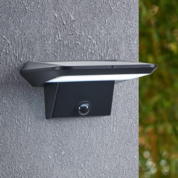 Eglo - LED-Solar-Wandleuchte mit Sensor LED/20W/3,7V 2000 mAh IP44