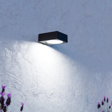 Eglo - LED-Solarleuchte mit Sensor LED/6,5W/3,7V 2000 mAh schwarz