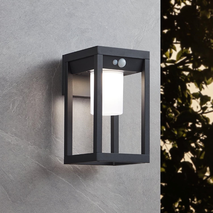 Eglo - LED-Solarwandleuchte mit Sensor LED/3,7W/3,7V 2000 mAh IP44