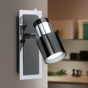 Eglo - LED-Spotleuchte 1xGU10/5W/230V schwarz