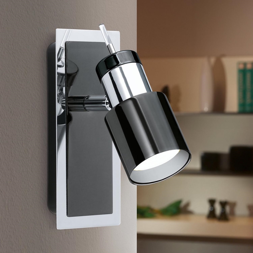 Eglo - LED-Spotleuchte 1xGU10/5W/230V schwarz