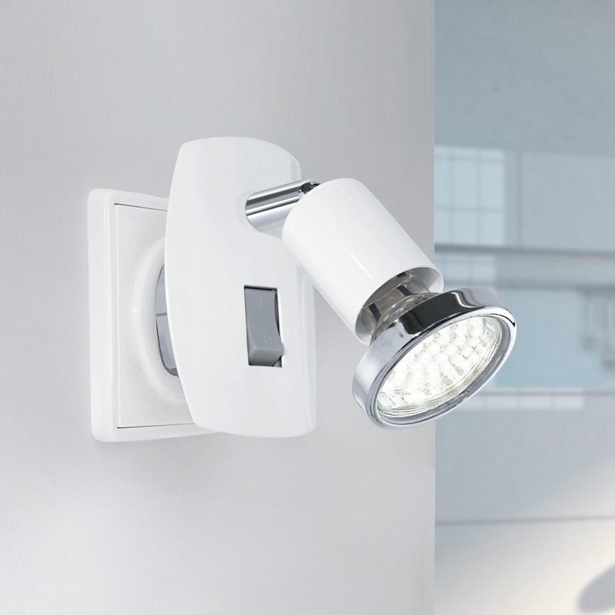 Eglo - LED-Steckdosenleuchte 1xGU10-LED/3W/230V