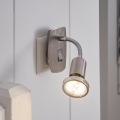 Eglo - LED-Steckleuchte 1xGU10/2,8W/230V mattchrom