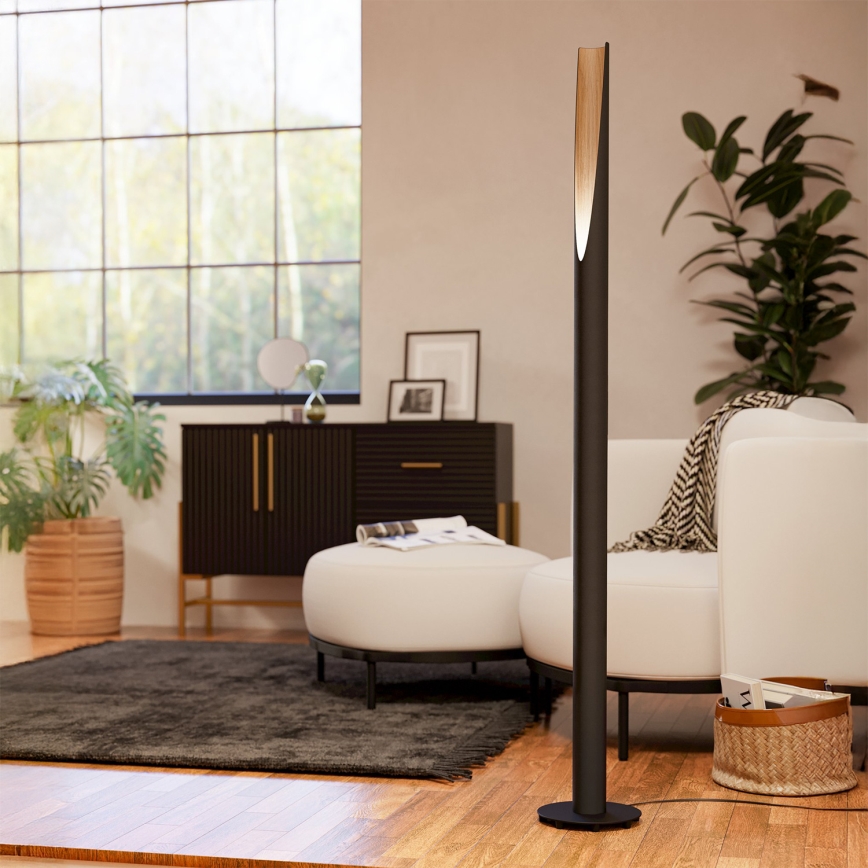Eglo  - LED-Stehleuchte 1xGU10/4,5W/230V 3000K schwarz/braun
