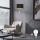 Eglo - LED-Stehleuchte TUNJA 1xE27/60W/230V + LED/2,1W d 38 cm matt Chrom/braun