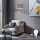 Eglo - LED-Stehleuchte TUNJA 1xE27/60W/230V + LED/2,1W d 38 cm matt Chrom/taupe