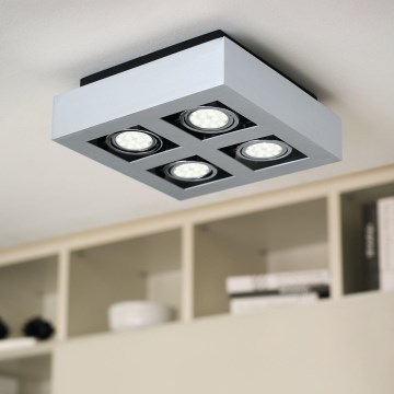 Eglo - LED-Strahler 4xGU10-LED/5W/230V