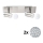 Eglo - LED-Strahler MY CHOICE 2xE14/4W/230V matt Chrom