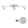 Eglo - LED-Strahler MY CHOICE 3xE14/40W/230V matt Chrom