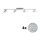 Eglo - LED-Strahler MY CHOICE 4xE14/4W/230V matt Chrom