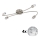 Eglo - LED-Strahler MY CHOICE 4xE14/4W/230V matt Chrom/weiß/schwarz