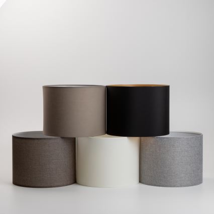 Eglo - LED Tischlampe TUNJA 1xE27/60W/230V 38,5 cm mattchrom/taupe