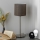 Eglo - LED-Tischleuchte TUNJA 1xE27/60W/230V 38,5 cm matt Chrom/braun
