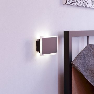 Eglo - LED-Wandleuchte LED/12W/230V 3000K 12x23 cm schwarz