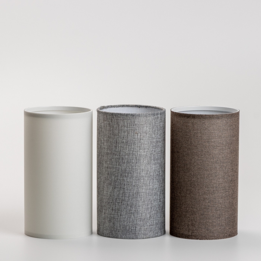 Eglo - LED Wandleuchte TUNJA 1xE27/60W/230V mattchrom/braun