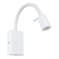 Eglo - LED-Wandspot mit USB-Ladeanschluss LED/3,5W/230V, weiß