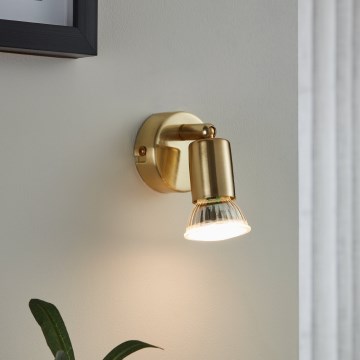Eglo - LED-Wandstrahler 1xGU10/2,8W/230V 3000K golden
