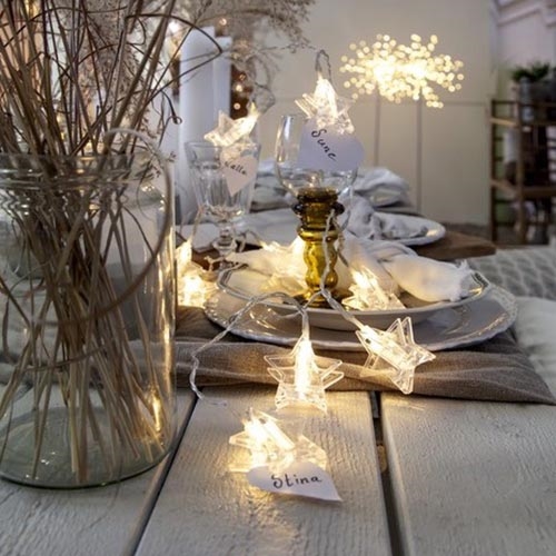 Eglo - LED Weihnachtskette 10xLED 2,1m warmweiß