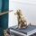 Eglo - Metall-Dekoration 24,5x20 cm Hund/golden