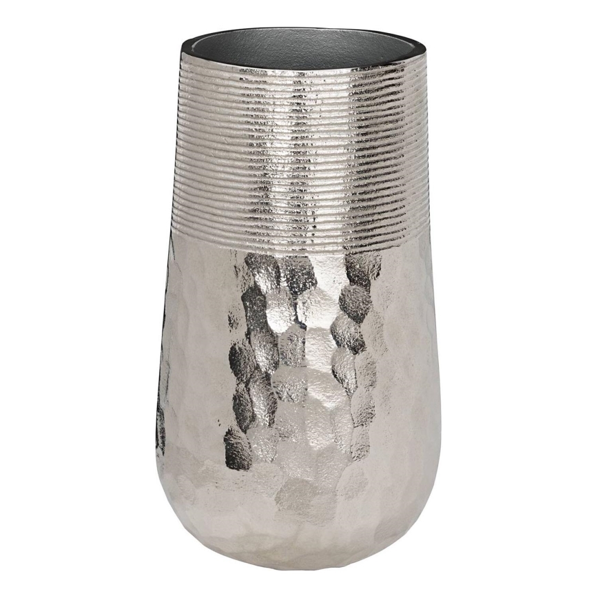 Eglo - Metallvase 28x16 cm silbern