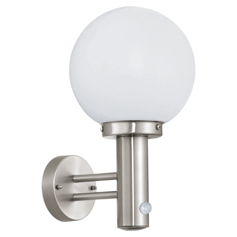 Eglo - Sensor-Lampe für Außenräume 1xE27/60W/230V