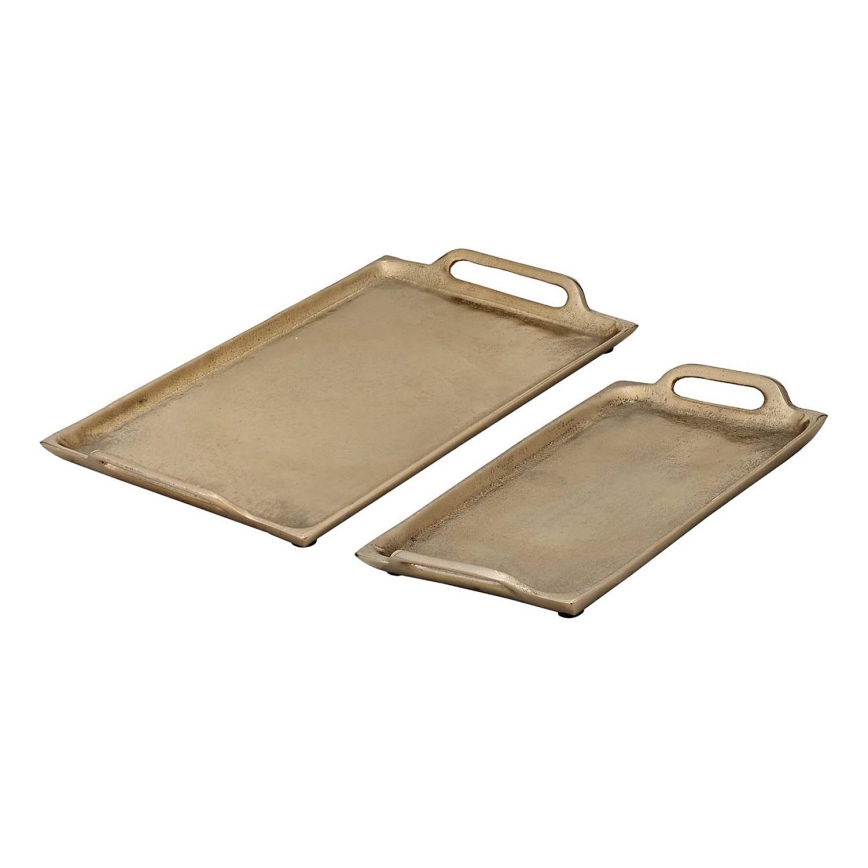 Eglo - SET 2x Dekoratives Tablett golden