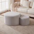 Eglo - SET 2x Hocker Ø 45,5/70 cm grau