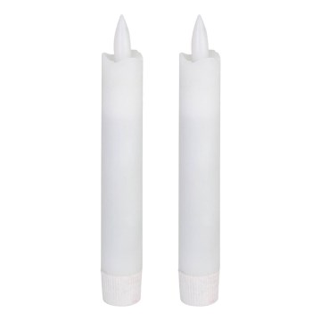 Eglo - SET 2x LED-Kerze LED/1xAAA 15 cm weiß
