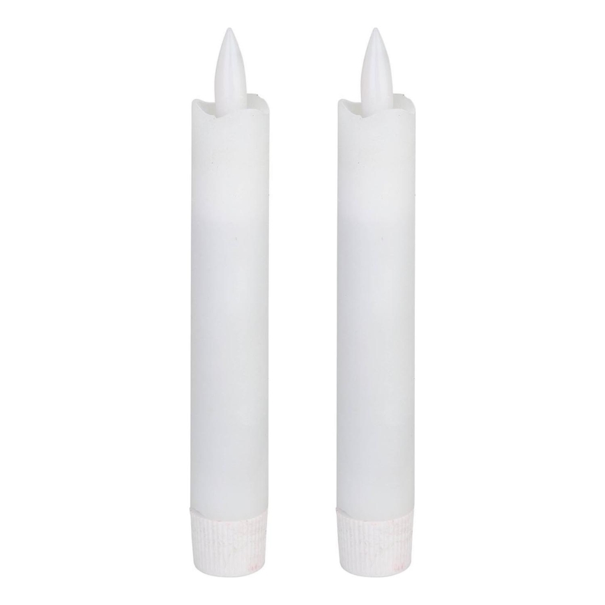 Eglo - SET 2x LED-Kerze LED/1xAAA 15 cm weiß