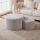 Eglo - SET 2x Sitzhocker grau