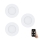 Eglo - SET 3x Dimmbare LED-Einbauleuchte FUEVA-Z  LED/2,8W/230V IP44