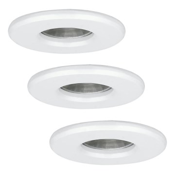 Eglo - SET 3x LED-Badezimmerleuchte IGOA 1xGU10/3,3W/230V IP44