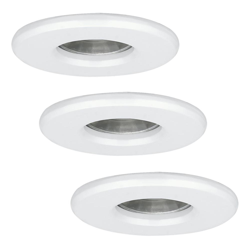 Eglo - SET 3x LED-Badezimmerleuchte IGOA 1xGU10/3,3W/230V IP44