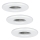 Eglo - SET 3x LED-Badezimmerleuchte IGOA 1xGU10/3,3W/230V IP44