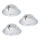 Eglo - SET 3x LED-Einbauleuchte PINEDA LED/6W/230V