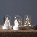 Eglo - Set 3x LED Weihnachtsdekoration LED/0,06W/1xCR2032 weiß