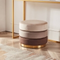 Eglo - Sitzhocker 42,5x50 cm braun/golden