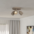 Eglo - Spotleuchte 3x E14/40 W/230 V, Ø 25 cm, Beige