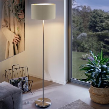 Eglo - Stehleuchte 1xE27/60W/230V taupe