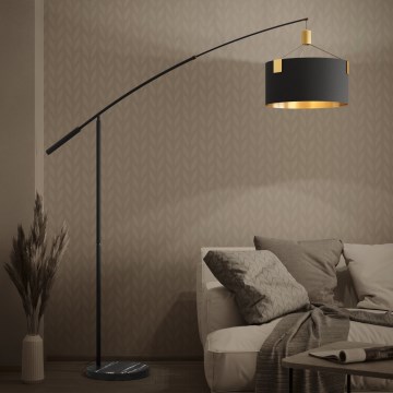 Eglo - Stehleuchte 3xE27/40W/230V schwarz/golden