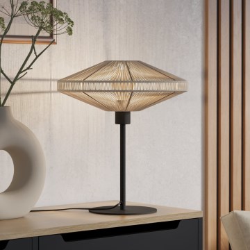 Eglo - Tischlampe 1xE27/40W/230V cremefarben