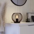 Eglo - Tischlampe 1xE27/60W/230V schwarz
