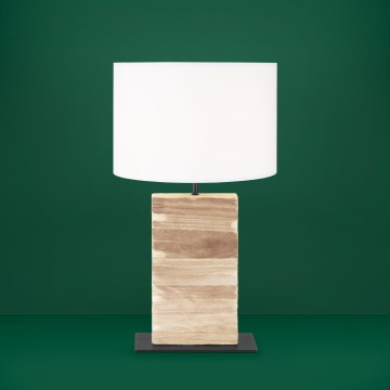 Eglo - Tischleuchte 1xE27/40W/230V 62,5 cm braun